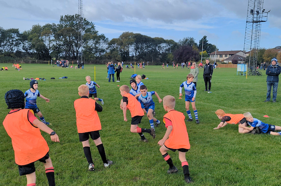 Wee Reds P4s at Dunfermline